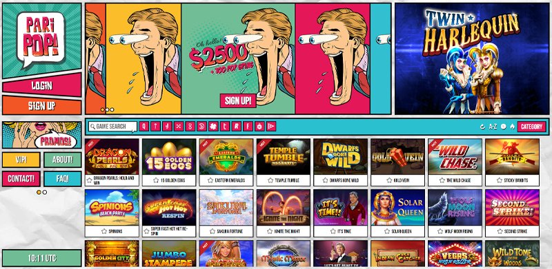 Un bonus de bienvenu inégalé chez Paripop Casino